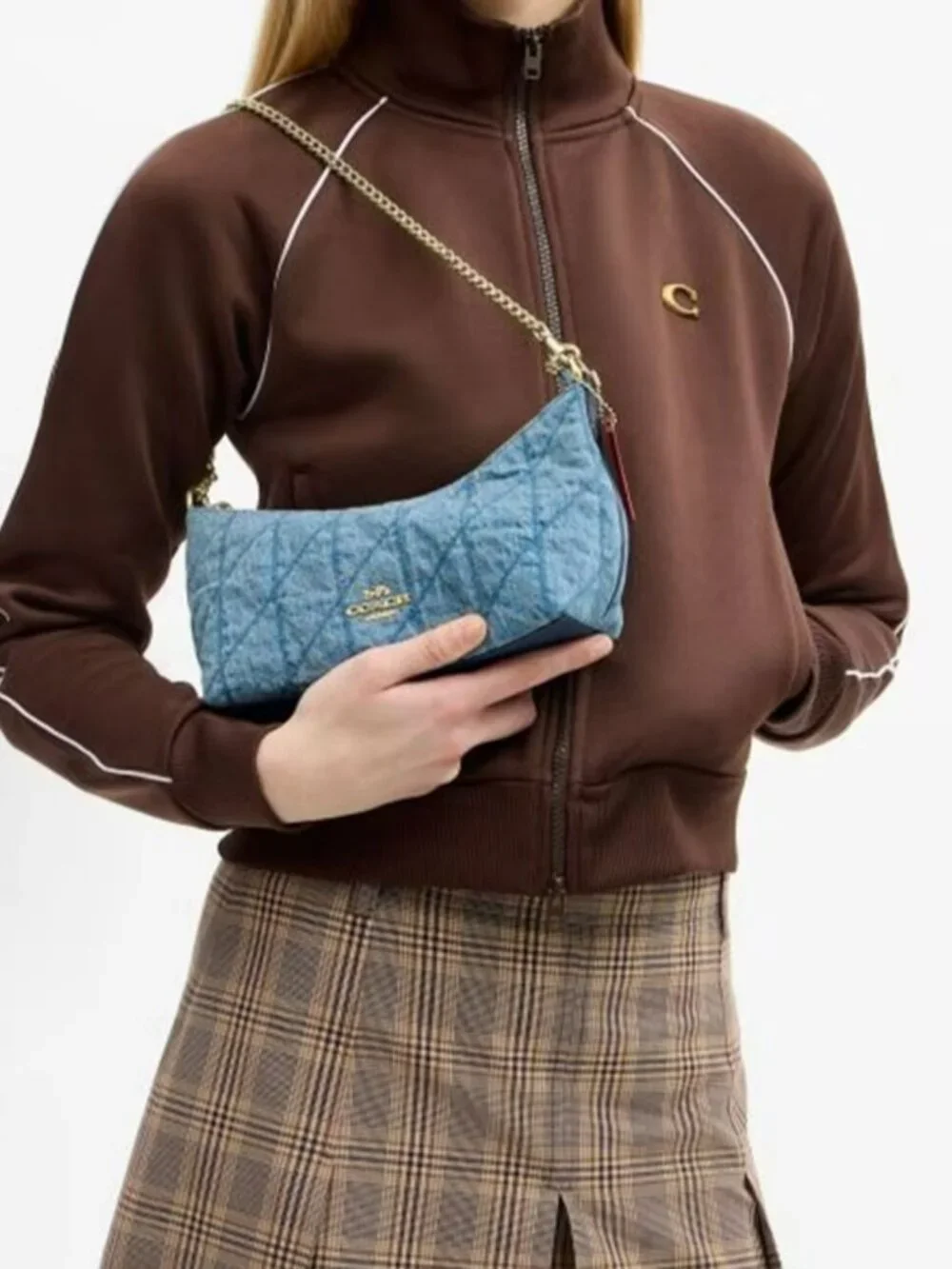 coach Caitlin Shoulder Bag With Quilting cdz89